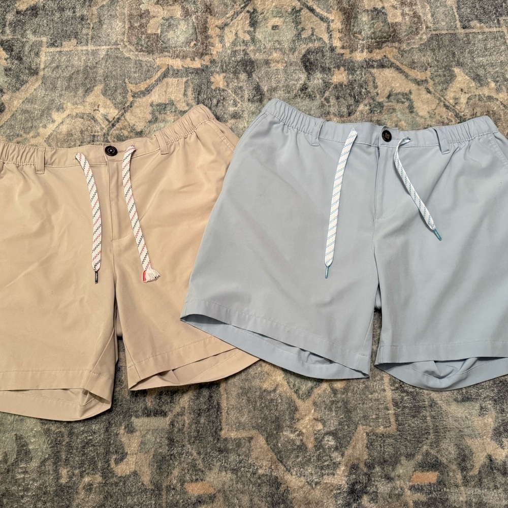 Chubbies two pair of shorts